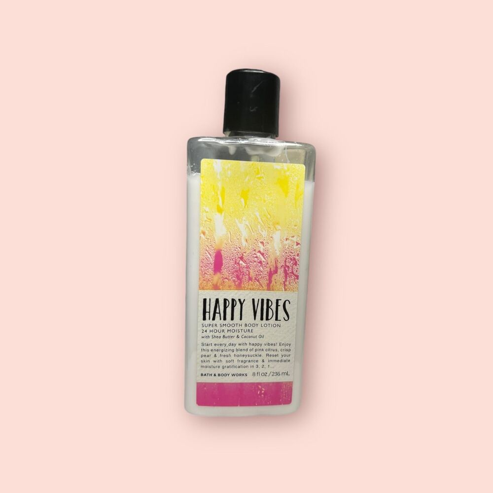 Bath & Body Works Happy Vibes Super Smooth Body Lotion 90% Full